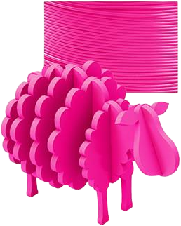 Пластик для 3D принтера Banach PLA 1.75 мм 1кг Pink (5903228142383)