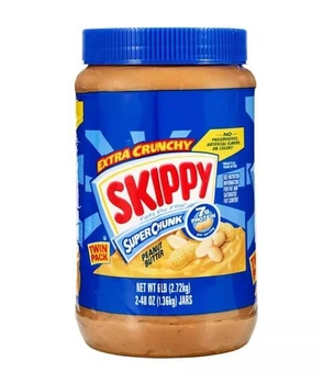 Арахисовая паста Skippy Super Chunk extra Crunchy Peanut Butter 1360 г