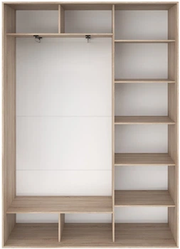 Шкаф-купе Феникс 180x45x240 см 2 дзеркала Венге магия (FM170881)