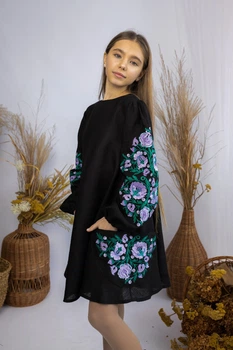 Вишита сукня для дівчинки Trend Льоля 122 Чорний (SOLSUDLYOLCH)