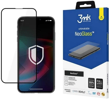 Szkło ochronne 3MK NeoGlass dla iPhone 14 Plus Czarny (5903108489287)