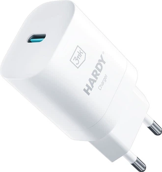 Мережевий зарядний пристрій 3MK Hardy Charger for Apple 33W White (5903108492386)