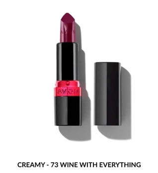 Зволожувальна кремова губна помада Avon «Ультра» Wine винний 3.6г