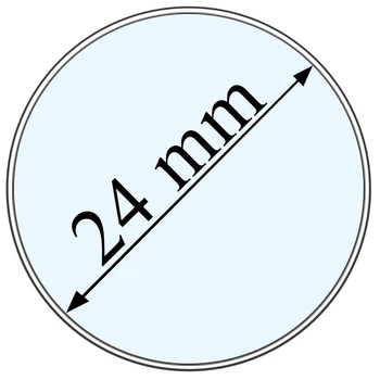 Капсула для зберігання монет з внутрішнім діаметром 24 мм