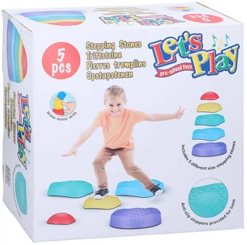 Набор камней для балансировки LET’S Play Stepping Stones 5 шт. 55980 (8711252559803)