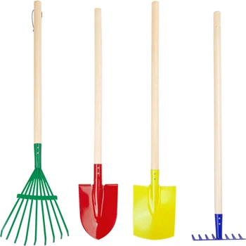Дитячий набір садових інструментів Small Foot Wooden Children's Garden Tools 4 шт. 10838 (4020972108388)