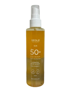 Двухфазный солнцезащитный спрей для волос и тела SEGLE SPF50+ 200мл