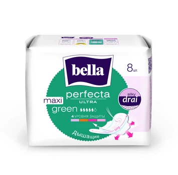 Гигиенические прокладки BELLA Perfecta Ultra Maxi Green 8 шт