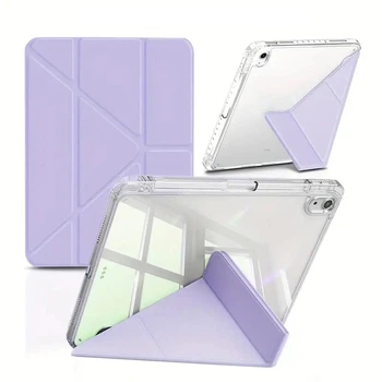 Чохол iPad Mini 6/7 Acrylic Transformer Clear Frame Pen Slot lilac