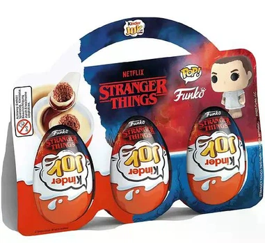 Набір Kinder Joy Stranger Things Funko Pop із 3-х штук 60 грам