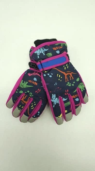Перчатки детские лыжные плащевые C-1688 LUCKYLOONG L-XL Малиновый
