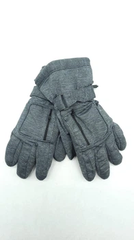 Перчатки подростковые лыжные плащевые B-77063 LUCKYLOONG L-XL Серый