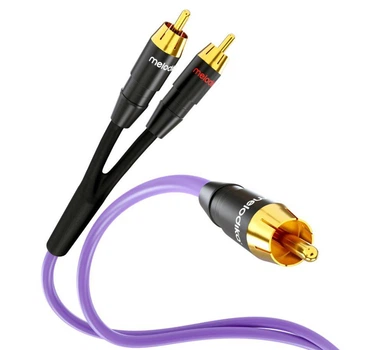 Сабвуферный кабель RCA-2xRCA Melodika Purple Subwoofer Cable Y-type MDSW-Y30 3m