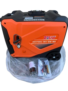 Инверторный двухтопливный генератор (газ/бензин) Zeko ZK9700S-INV-ЕW-NG (6.5/7.0 кВт) с электростартером и пультом