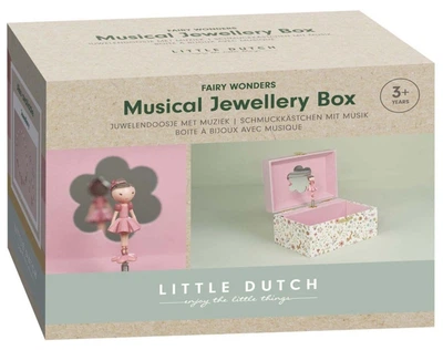 Шкатулка для украшений Little Dutch Rosa Fairy Garden музыкальная (8714274126237)