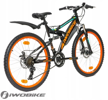 Чоловічий жіночий гірський велосипед 26" Mtb Iwobike 2025 Shimano Full Amory discs