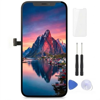 Дисплей iPhone 12 pro max black экран iPhone модуль сенсор LCD для iPhone тачскрин стекло сенсор на iPhone защитное стекло в подарок High Copy PAVLYSH P12PMB