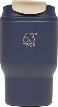 Термочашка 63mugs Drive 360 мл для кофе Голубая (6999999987352)