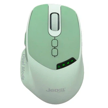 Беспроводная мышь Jedel WD155, BT5.1, 2.4G, 1000-2000DPI, 500mAh, green