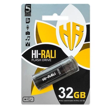 USB Flash Hi-Rali Stark, 32 Гб., Черный - 318900