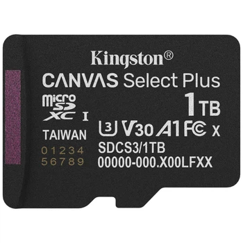 Карта пам'яті Kingston Canvas Select Plus, 1 Тб. - 632515