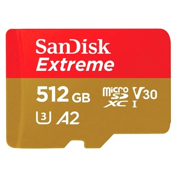 Карта пам'яті SanDisk Extreme A2 V30 MicroSDXC UHS-1 U3, 512 Гб. - 402000
