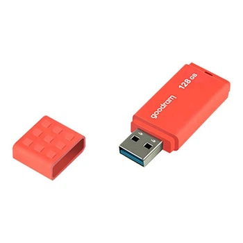USB Flash GOODRAM UME3, 128 Гб., Оранжевый - 379489