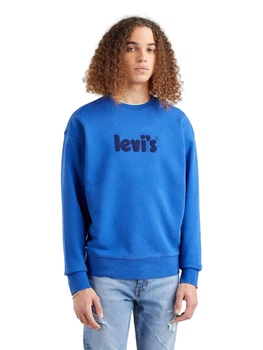Світшот Levi's Relaxed Graphic Crew Синій L 387120045