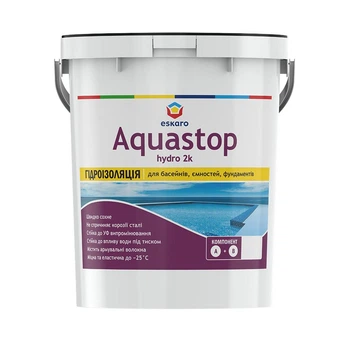Двокомпонентна гідроізоляція Eskaro Aquastop Hydro 2К 10кг