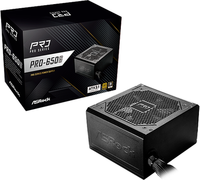 Блок питания Asrock 650W (PRO-650G)