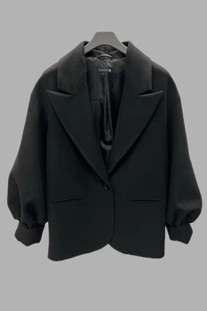 Пальто 1539-1M-C Чорний XL