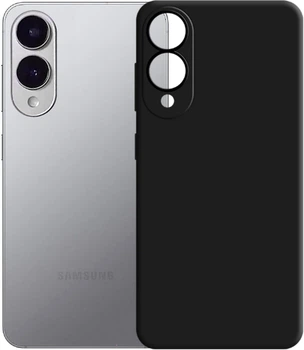 Etui 3MK Silicone Case do Samsung Galaxy S25 Edge Black (5903108651875)