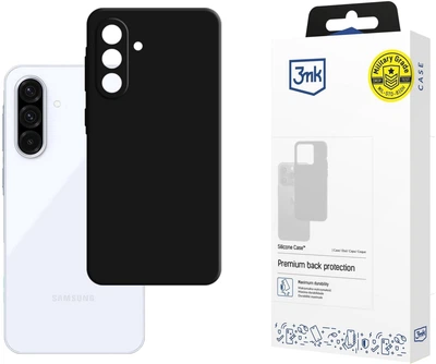 Etui 3MK Silicone Case do Samsung Galaxy A36 Black (5903108621816)