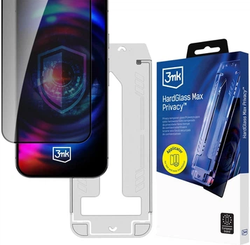 Szkło hartowane 3MK HardGlass Max Privacy do Apple iPhone 17 Pro (5903108671798)