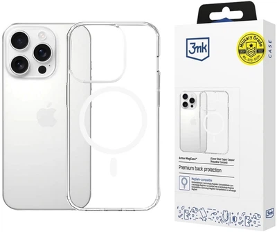 Etui plecki 3MK Armor MagCase do Apple iPhone 16 Pro Max Clear (5903108658546)