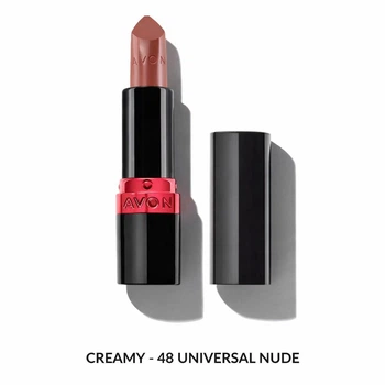 Увлажняющая кремовая губная помада Avon «Ультра» Оттенок: (48 Universal Nude / Универсальный нюд) 3.6 г для губ