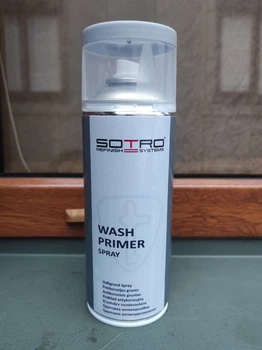 Грунт антикорозійний SOTRO Wash Primer в аерозолі сірий 400 мл