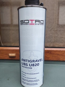 Засіб для захисту кузова SOTRO ANTIGRAVEL UBS U820 чорний 1кг