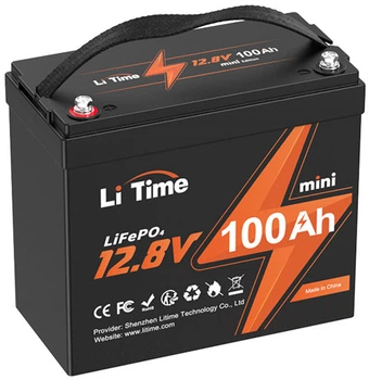 Акумуляторна батарея LiTime 12.8V 100Ah LiFePO4 HEATING (YT45536)