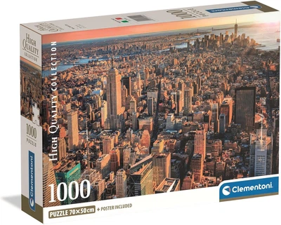 Пазл Clementoni: High Quality Collection — New York / Нью-Йорк (1000 елементів) — 39944