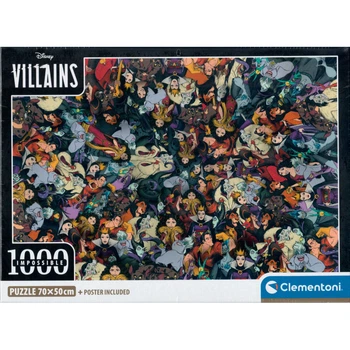 Пазл Clementoni: Disney Villains — Impossible / Злодеи (1000 элементов) — 37518
