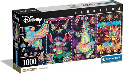 Пазл Clementoni: Disney — Joies / Радость (1000 элементов) — Panorama — 39876