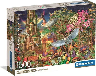 Пазл Clementoni: High Quality Collection — Forest Garden Fantasy / Лесной сад Фантазия (1500 элементов) — 31741