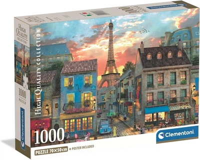 Пазл Clementoni: High Quality Collection — Streets of Paris / Улицы Парижа (1000 элементов) — 39983