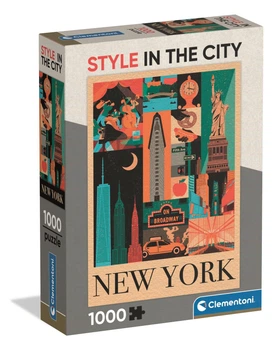Пазл Clementoni: Style New York (1000 елементів) — 37116