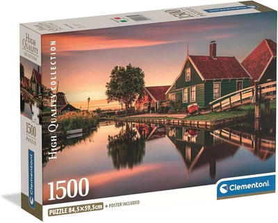 Пазл Clementoni: High Quality Collection — Zaanse Schans Amsterdam / Заансе-Сханс. Амстердам (1500 элементов) — 31734