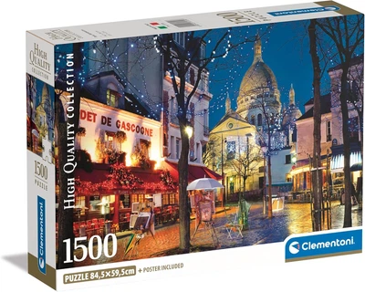 Пазл Clementoni: High Quality Collection — Montmartre / Монмартр (1500 элементов) — 31709
