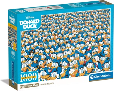Пазл Clementoni: Disney — Donald Duck / Дональд Дак (1000 елементів) — Impossible — 39799