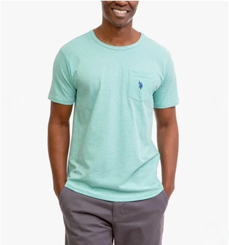 Мужская футболка U.S. Polo Assn. Daily Casual с нагрудным карманом S мятная