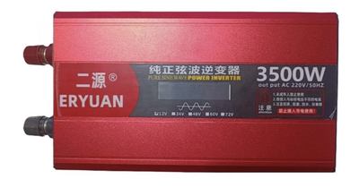 Инвертор Eryuan 12V → 220V 3500W, чистый синус, LCD дисплей
